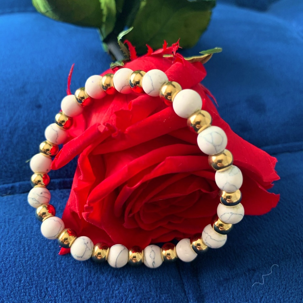 Marble & Gold Bracelet